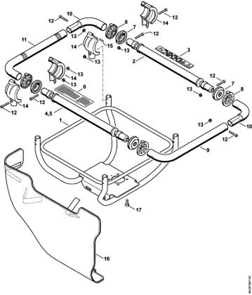 Handlebar BT 130 BT 130 brand Stihl