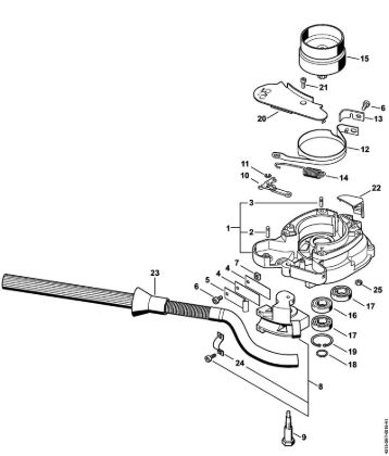 Clutch housing, Brake BT 131 BT 131 brand Stihl
