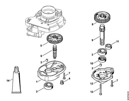 Gear head BT 131 BT 131 brand Stihl