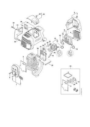 Picture of Muffler, Air filter BT 131