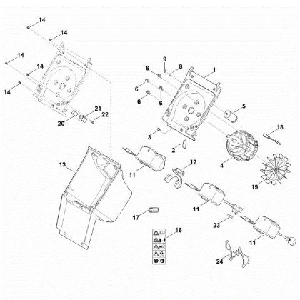Picture of B - Housing, Electric motor GHE 105.0