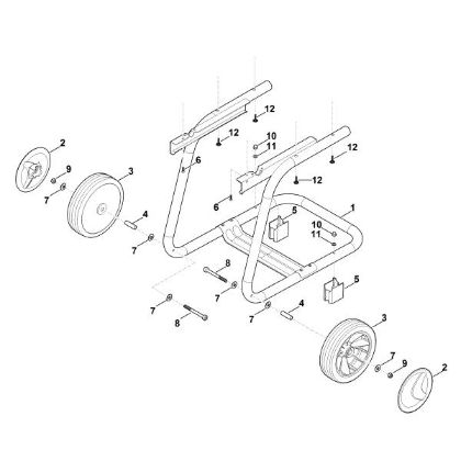 Picture of B - Wheel carrier GHE 135.0 L