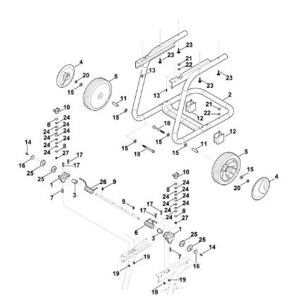 Picture of B - Wheel carrier GHE 140.0 L