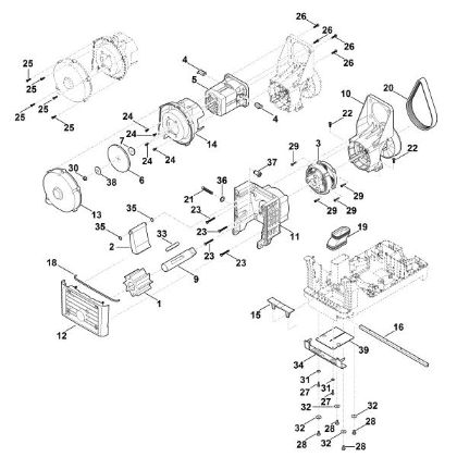 Picture of C - Motor, cutting system GHE 140.0 L