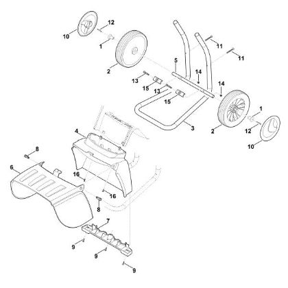 Picture of D - Wheel carrier GHE 355.0