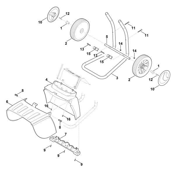 Picture of D - Wheel carrier GHE 355.0