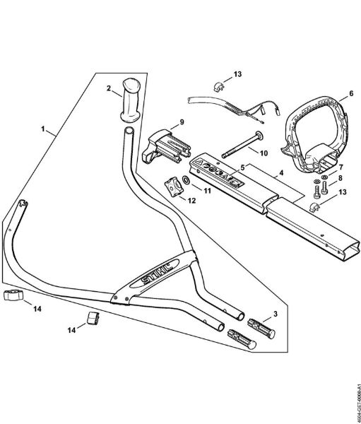 Handlebar MultiEngines (MM) MM 56 brand Stihl