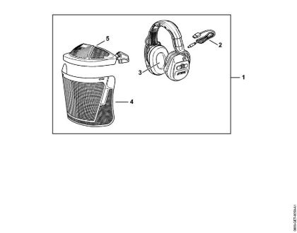 Earmuffs DYNAMIC BT-N Face shields and ear defenders Earmuffs DYNAMIC Sound PA brand Stihl