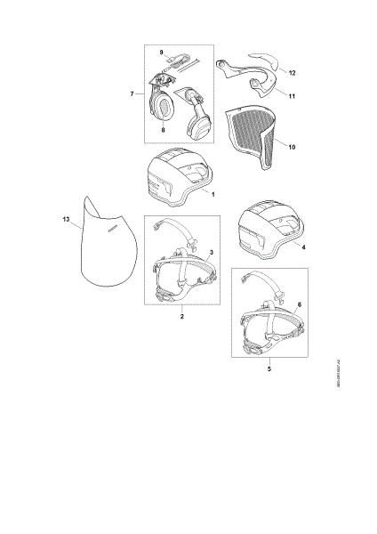 Picture of Helmet set ADVANCE X-Vent Helmet set ADVANCE X-Vent