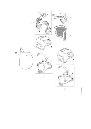Picture of Helmet set ADVANCE X-Vent BT BT Helmet set ADVANCE X-Vent Sound