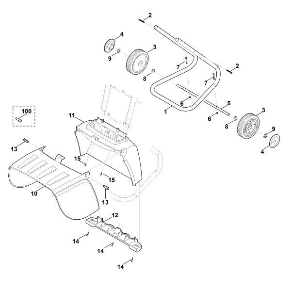 Picture of C - Wheel carrier GE 105.1