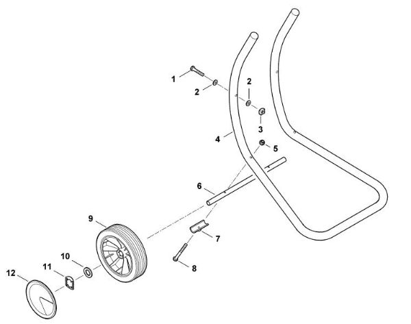 Picture of C - Wheel carrier GE 250