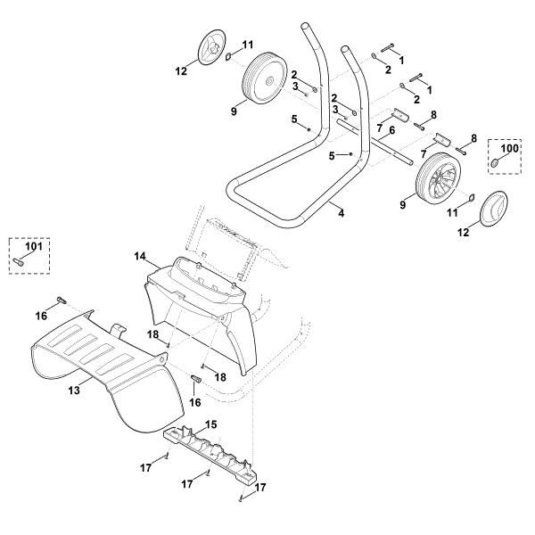 Picture of C - Wheel carrier GE 250.1 S