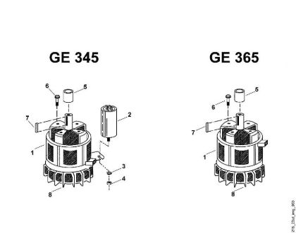 C - Electric motor GE GE 365 brand Viking