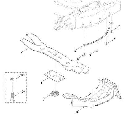 Picture of A - Mulching kit Kit 650