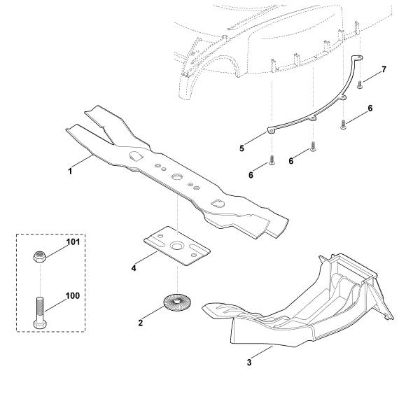Picture of A - Mulching kit Kit 655