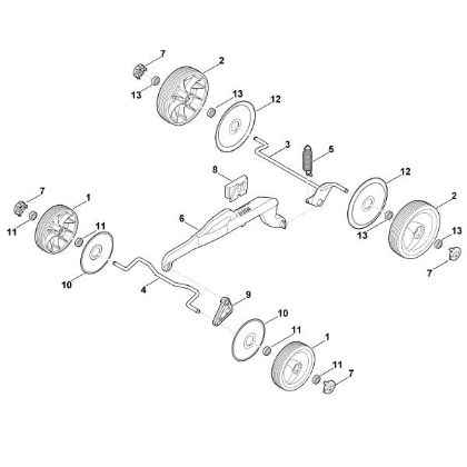 Picture of D - Chassis, height adjustment MA 339.0 C