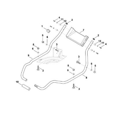 Picture of B - Handle lower part MB 2 RT