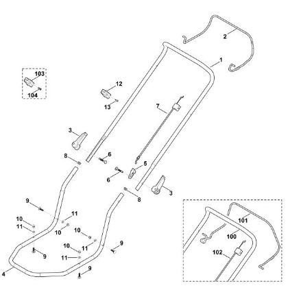 Picture of A - Handle MB 2.2 R
