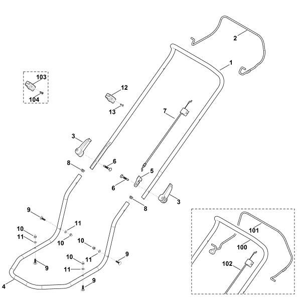Picture of A - Handle MB 2.2 R