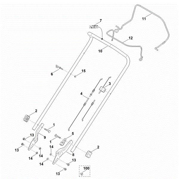 Picture of A - Handle MB 248.1 T
