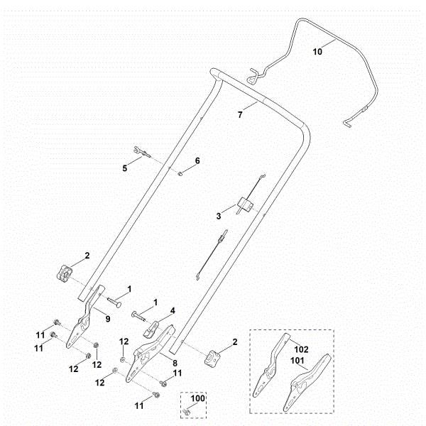 Picture of A - Handle MB 253.0