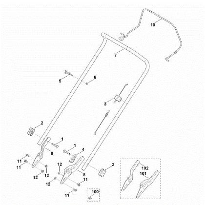 Picture of A - Handle MB 253.1