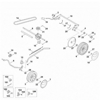 Picture of C - Chassis, Gear box MB 253.1 T
