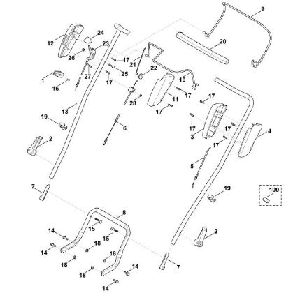 Picture of A - Handle MB 4.0 RV
