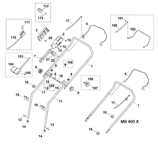 Picture of A - Handle MB 400