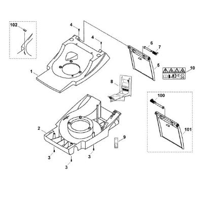 Picture of B - Housing MB 400 M