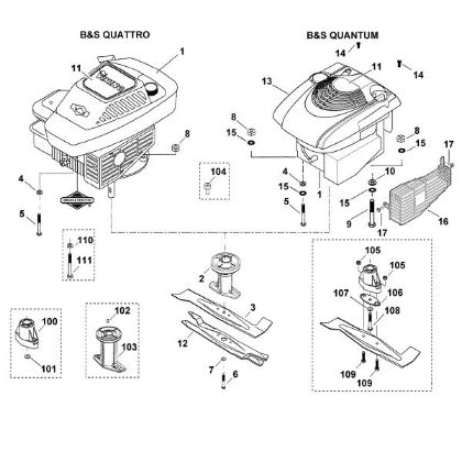 Picture of D - Engine, blade MB 400 M