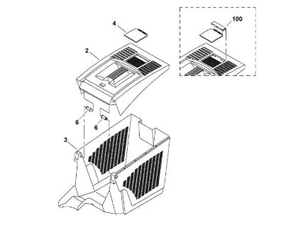 Picture of E - Grass catcher bag MB 400 M