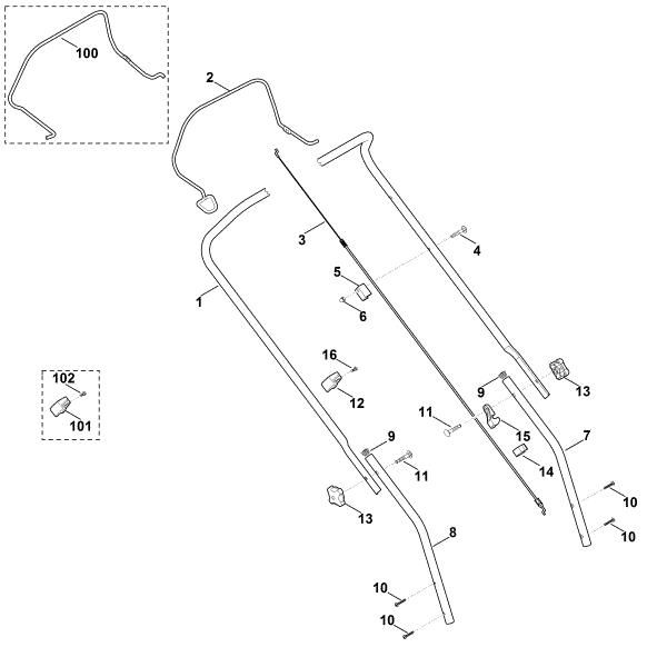 Picture of A - Handle MB 443.0