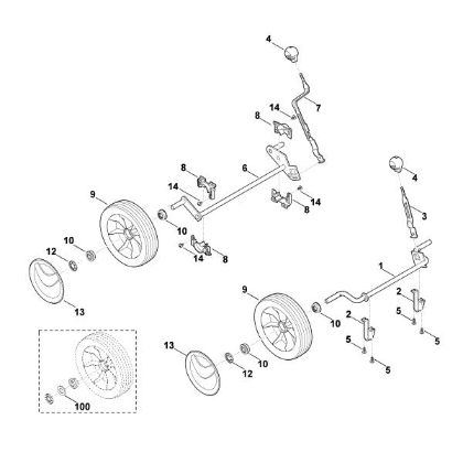 Picture of C - Chassis MB 443.0