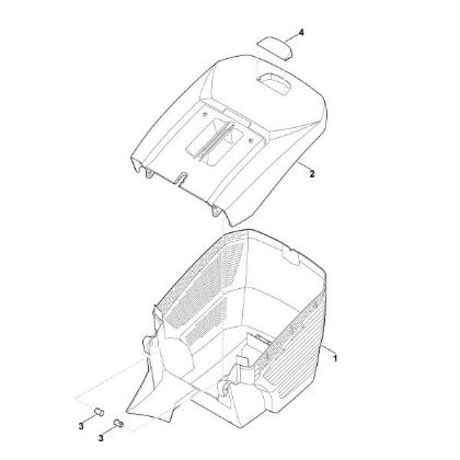 Picture of E - Grass catcher bag MB 443.1