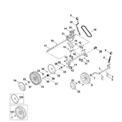 Picture of C - Chassis MB 448.0 TX