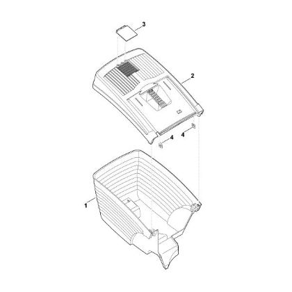 Picture of E - Grass catcher bag MB 448.0 TX