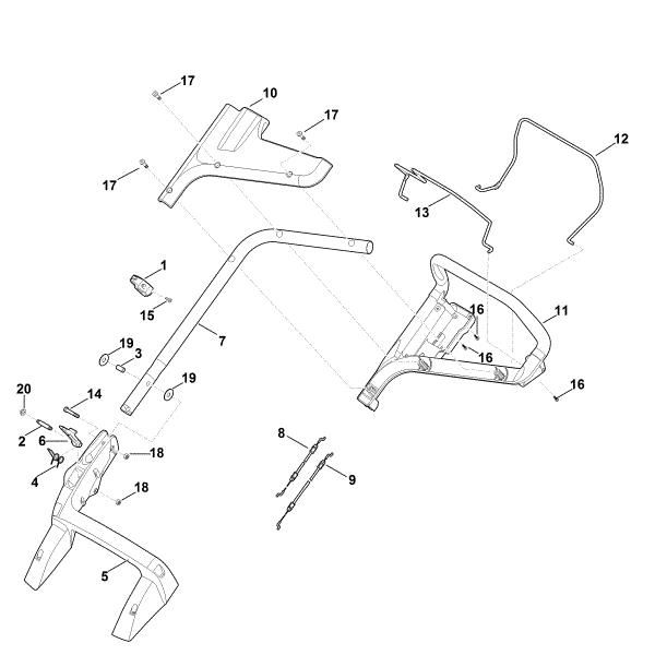 Picture of A - Handle MB 448.1 PC