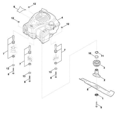 Picture of D - Engine, blade MB 448.1 VC