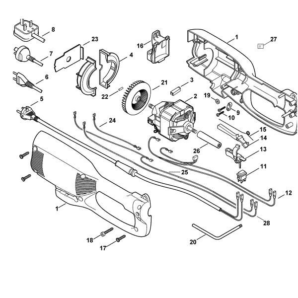 Picture of A - Electric motor TE 1000