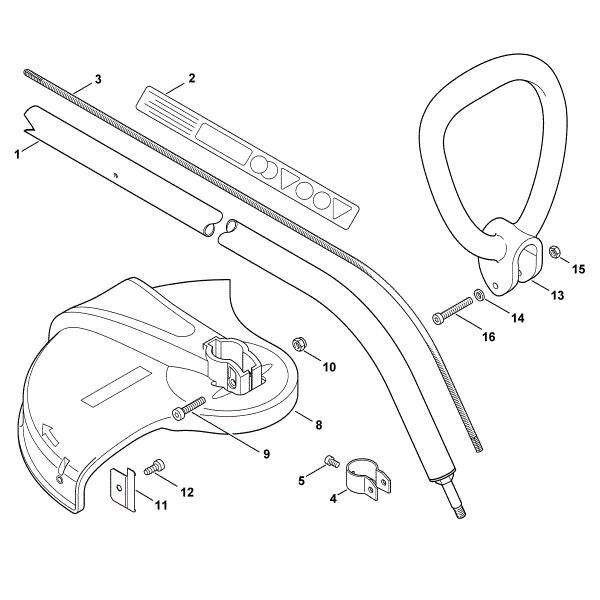 Picture of B - Drive tube assembly TE 1000