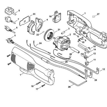 Picture of A - Electric motor TE 600