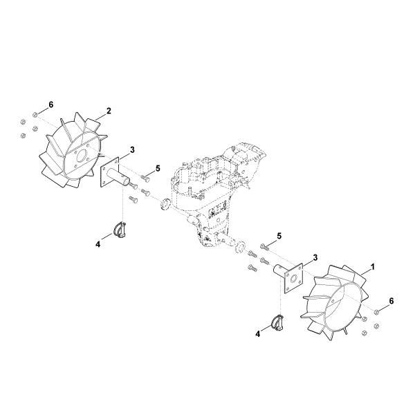 Picture of A - Cast-iron wheels AMR 030