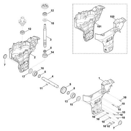 Picture of E - Gear head HB 445.0