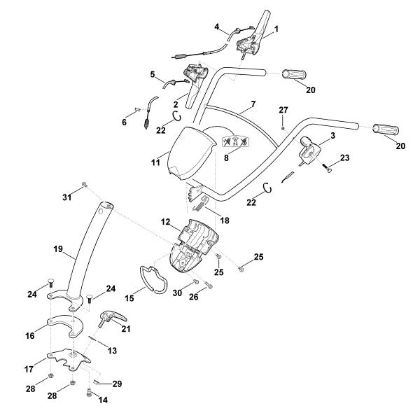 Picture of A - Handle HB 445.1 R