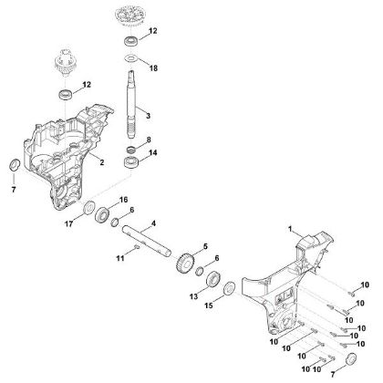 Picture of E - Gear head HB 445.1 R