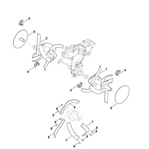 Picture of F - Hoe assy. HB 560.0