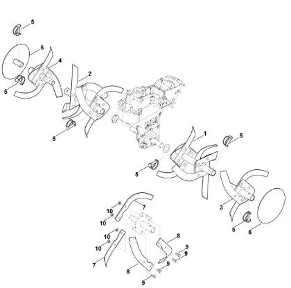 Picture of F - Hoe assy. HB 685.0