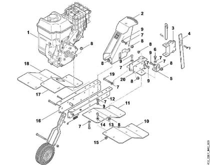 B1 - Basic unit, engine VH VH 500 brand Viking